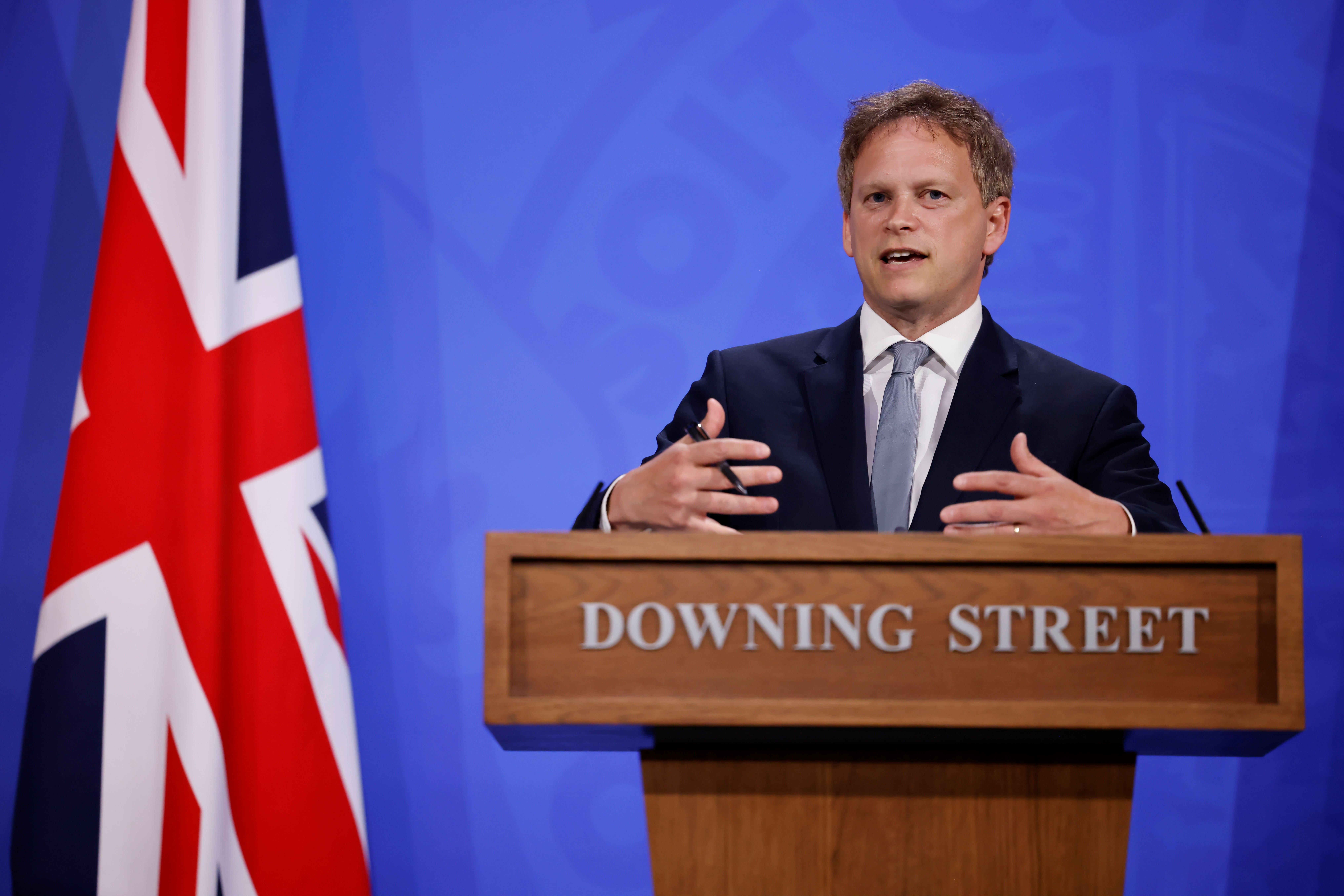 Minister dopravy Shapps